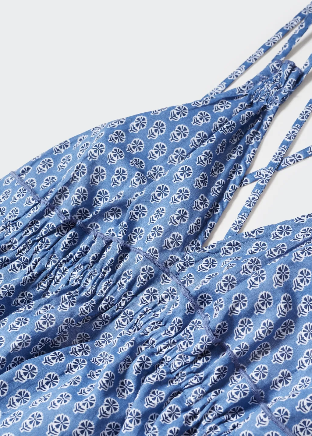 Vestito stampato scampanato