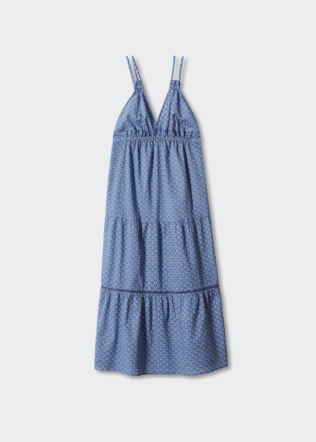 Vestito stampato scampanato