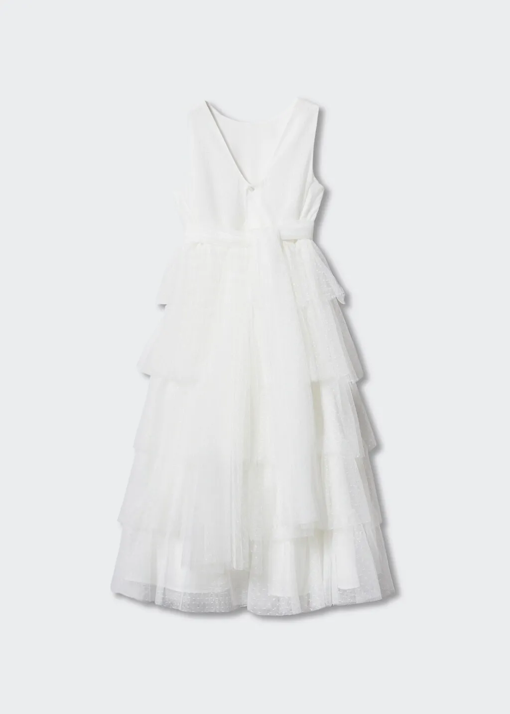 Vestito tulle volant
