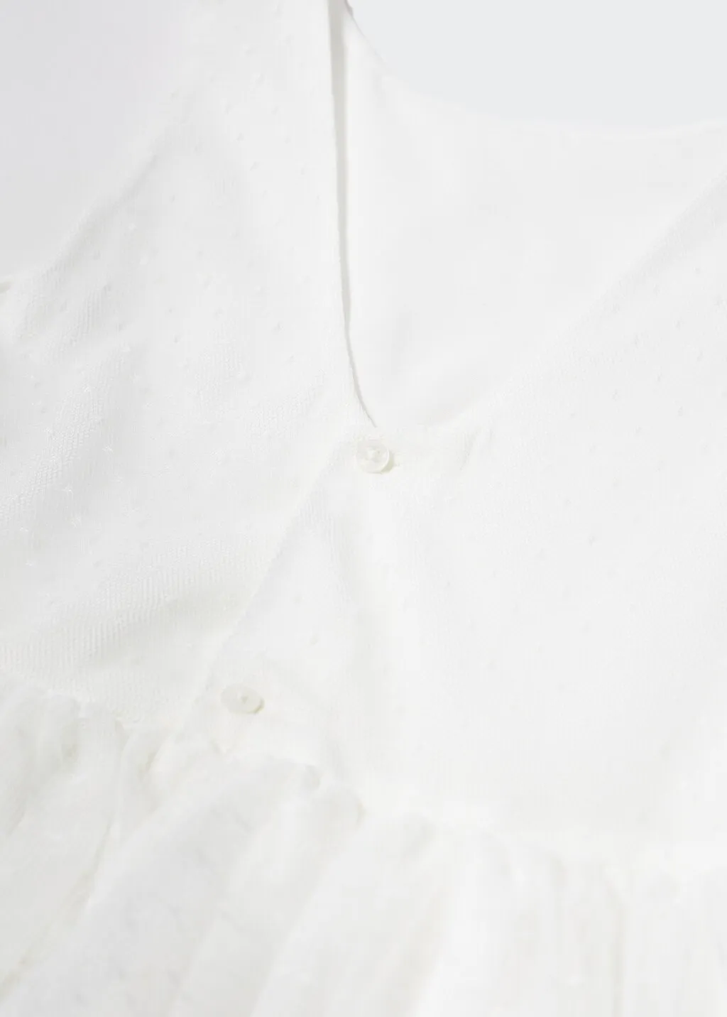 Vestito tulle volant