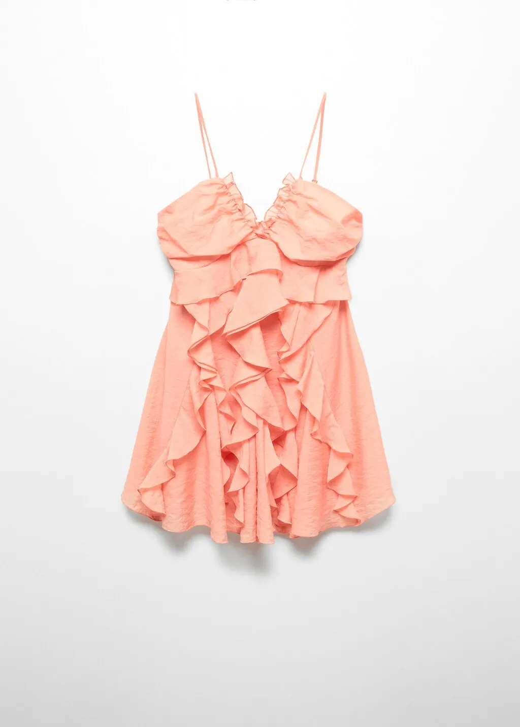 Vestito volant lyocell