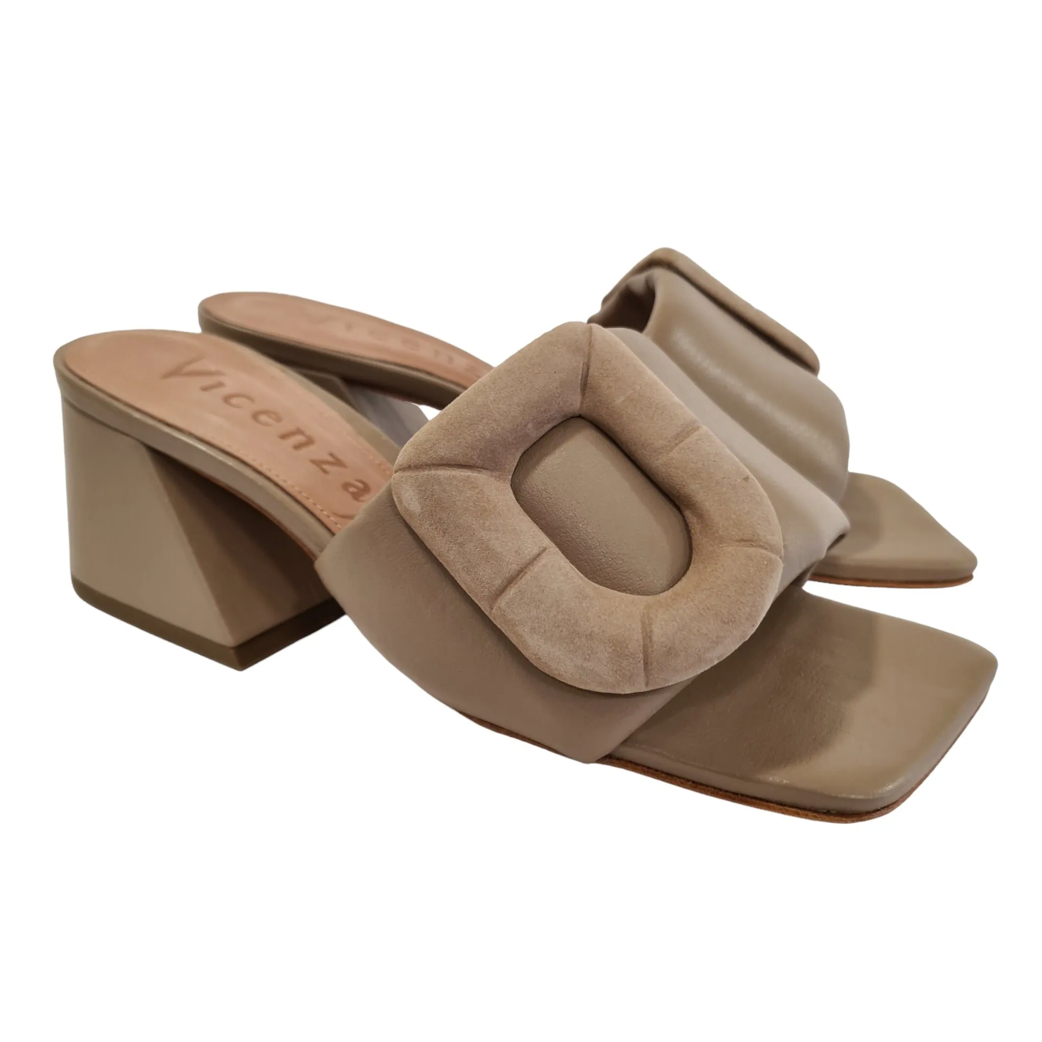 Vicenza Sandalo Sabot Donna Tortora rif.122