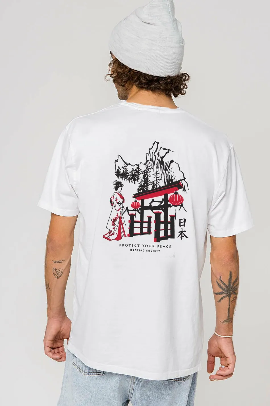WASHED GEISHA - T-shirt con stampa