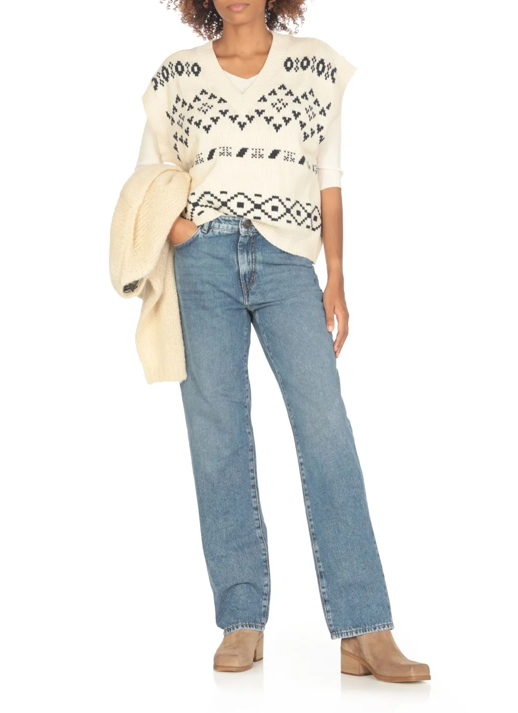 Weekend Max Mara Gilet in maglia di cotone 