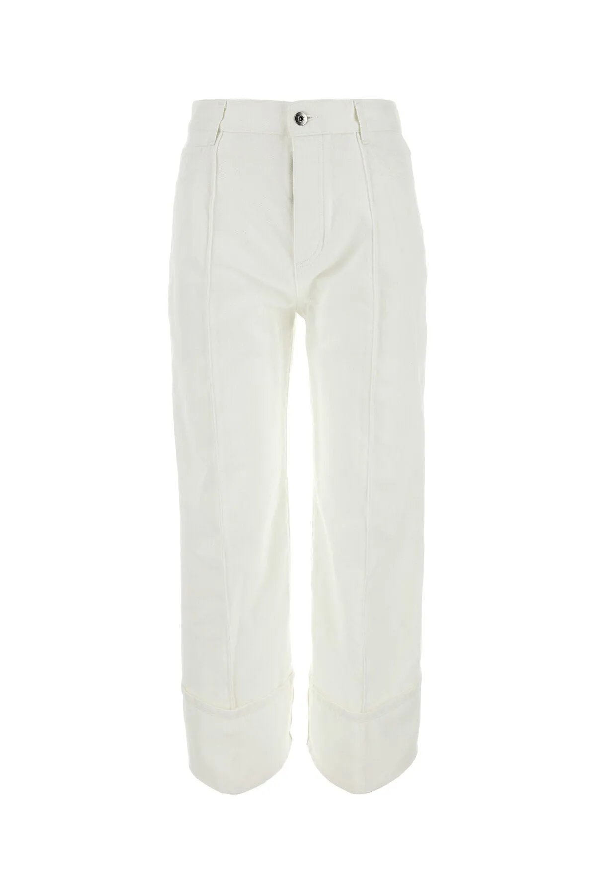 White denim jeans    