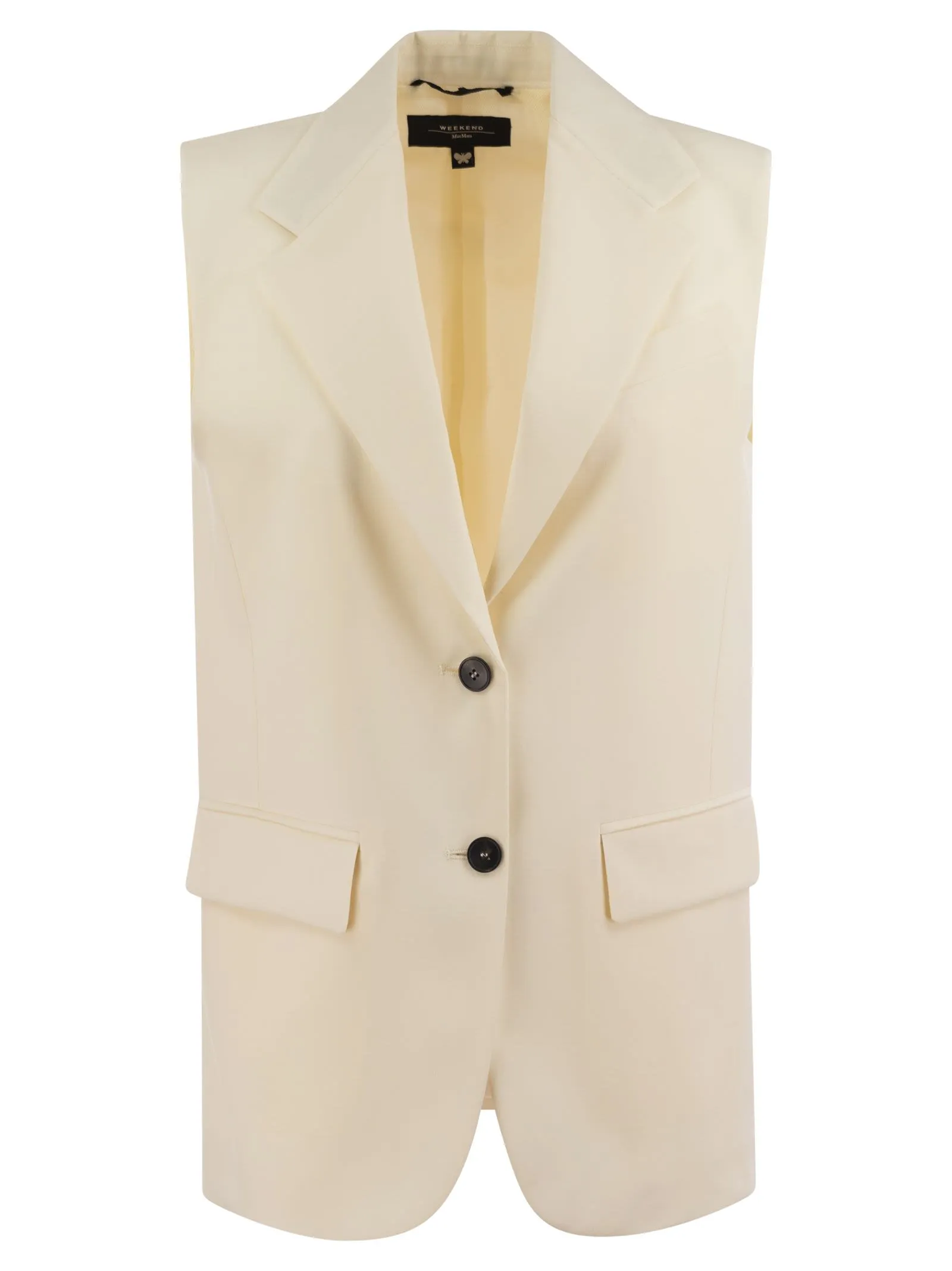 WOMAN – Stretch wool canvas waistcoat