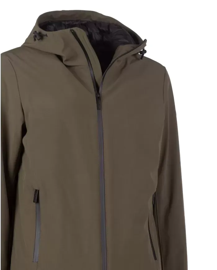 WOOLRICH Giacca Pacific con cappuccio Dark green