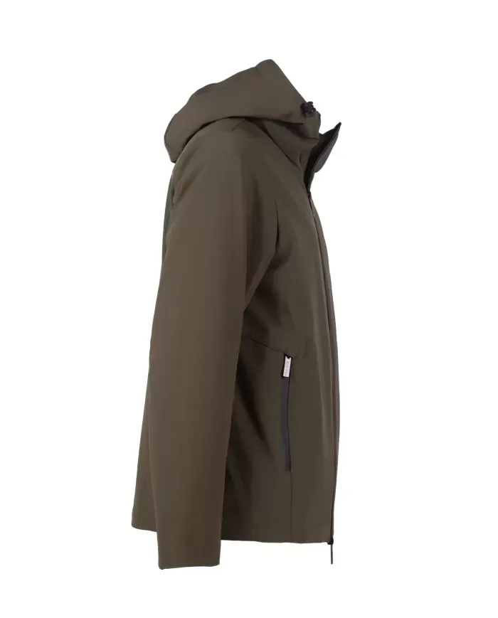 WOOLRICH Giacca Pacific con cappuccio Dark green