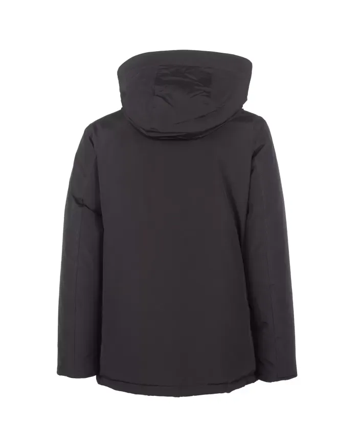 WOOLRICH Giaccone uomo con  cappuccio Black