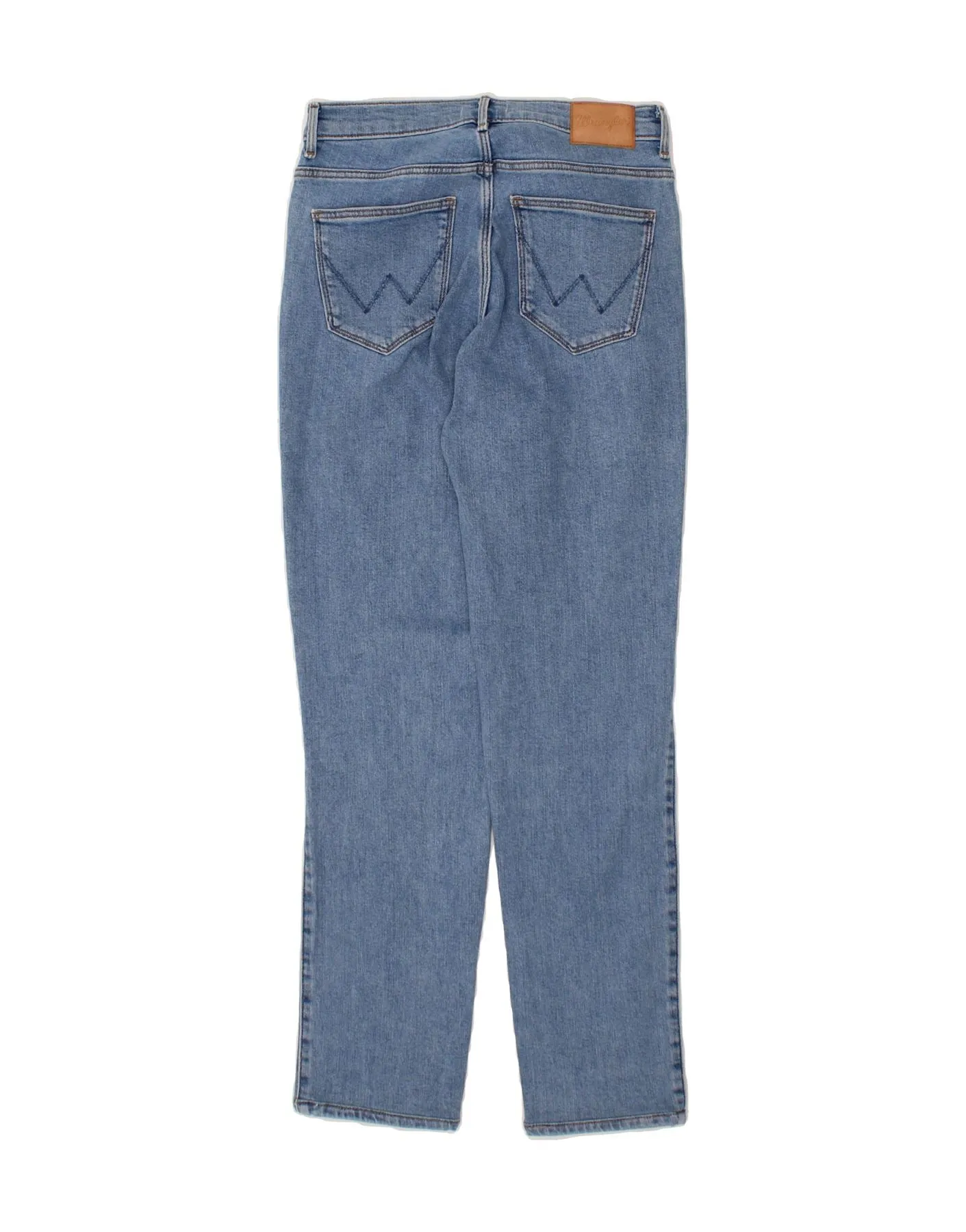 WRANGLER Womens High Waist Tapered Jeans W26 L28 Blue