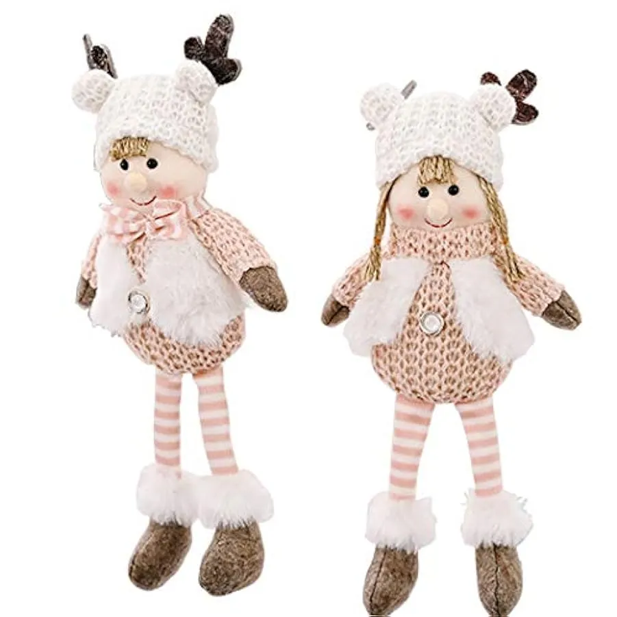 ZOYLINK Ornamento dell’albero di Natale della bambola appesa adorabile della bambola di Natale 2PCS 228616308