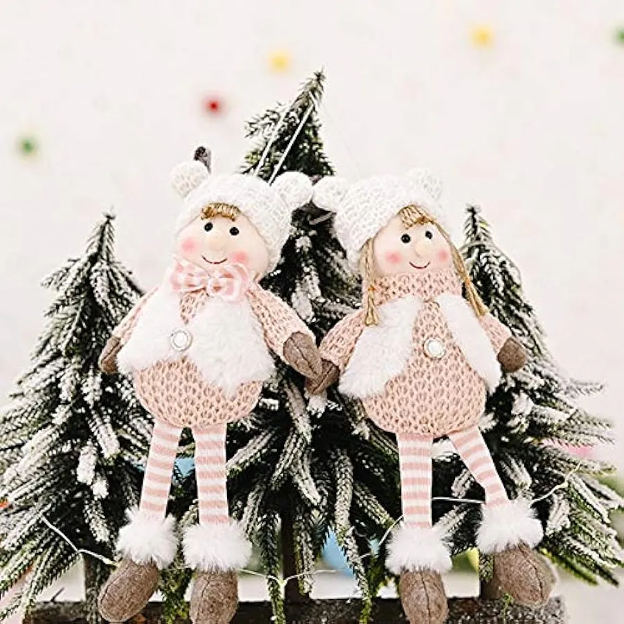 ZOYLINK Ornamento dell’albero di Natale della bambola appesa adorabile della bambola di Natale 2PCS 228616308