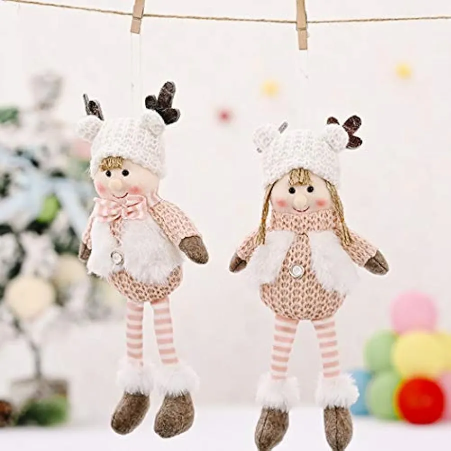 ZOYLINK Ornamento dell’albero di Natale della bambola appesa adorabile della bambola di Natale 2PCS 228616308