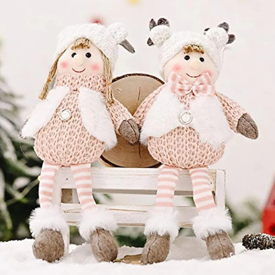 ZOYLINK Ornamento dell’albero di Natale della bambola appesa adorabile della bambola di Natale 2PCS 228616308