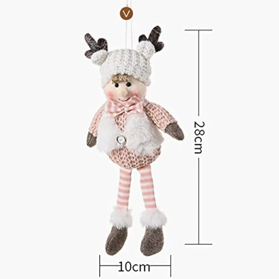 ZOYLINK Ornamento dell’albero di Natale della bambola appesa adorabile della bambola di Natale 2PCS 228616308